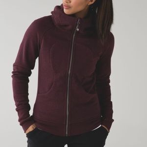 Lululemon Scuba Hoodie Heathered Bordeaux Drama 6